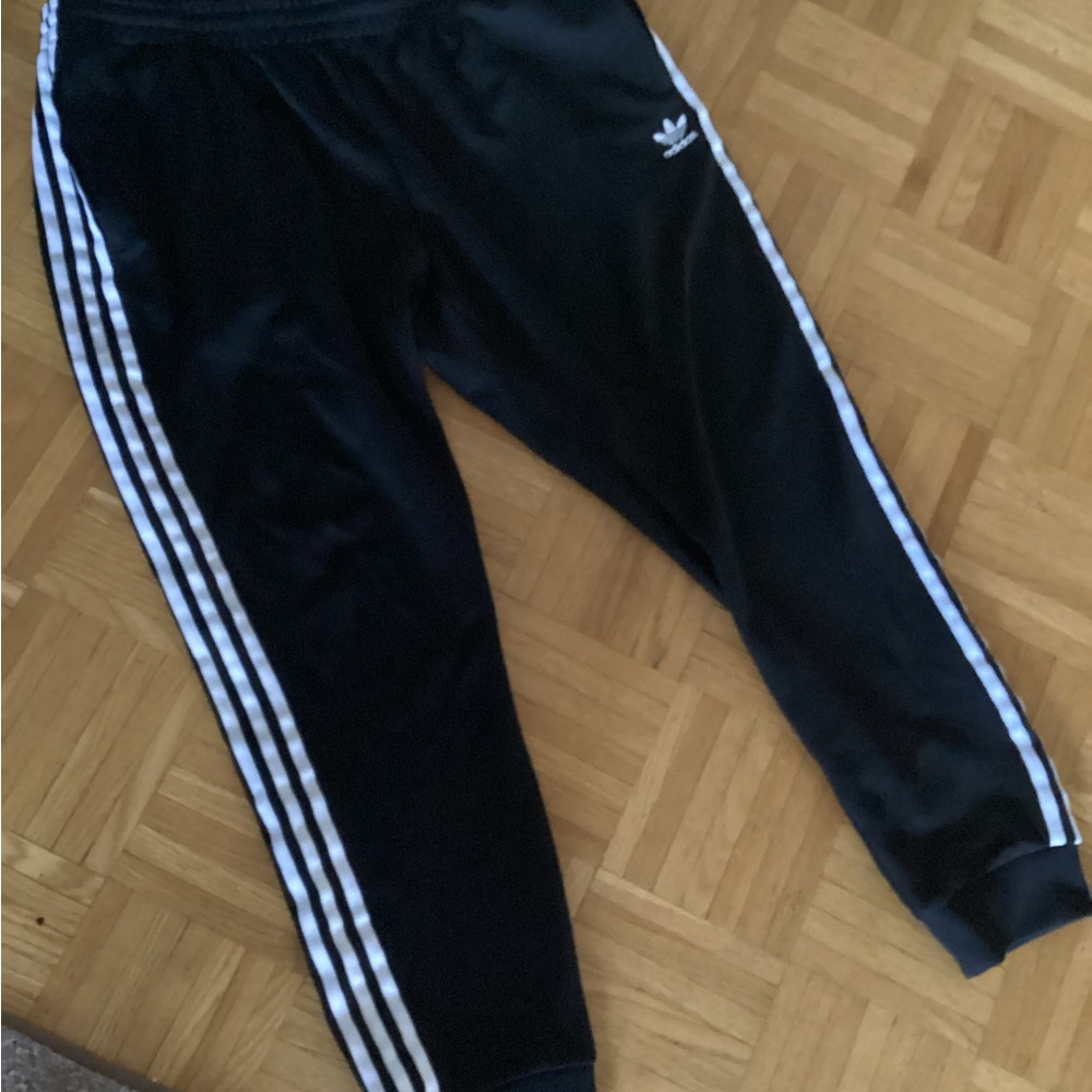 Vintage Classic Adidas Black Track Pants